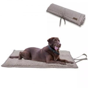 Kích thước tùy chỉnh Sherpa Fleece Polyester Luxury Designer Dog Cat Couch Bed Mat cho thú cưng