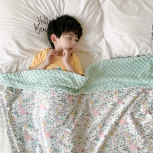 Besplatan uzorak super meke deke od flisa za djecu iz crtanih filmova Pokrivač za povijanje bebe
