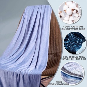 KUANGS Sofa Nap Bamboo Ice Silk Cooling Blanket No nā Moe Wela