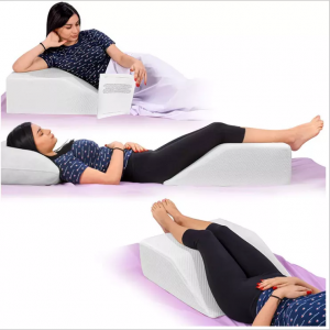 Подушка з трапецієвидною клиноподібною формою для ніг з піною з ефектом пам’яті