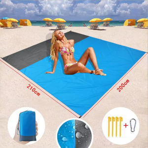 Lauko individualus spausdinimas Paplūdimio kempingo piknikas paplūdimio antžeminis kilimėlis