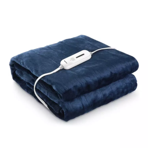 ຜ້າຫົ່ມໄຟຟ້າຄວາມຮ້ອນທີ່ມີນ້ໍາຫນັກ Sensory Fleece Sherpa Heated Blanket