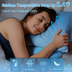 20" x 30" နွေရာသီ ခေါင်းအုံးအဖုံး Queen Size Cooling Pillow Cases