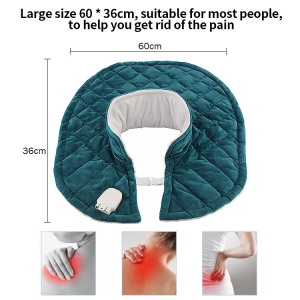 Weighted Cordless Heated Adhesive Microwave Neck Shoulder Pad Wrap ສໍາລັບບ່າ
