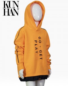 Boy 3D Prägung Hoodie Fleece Hooded Sweatshirt