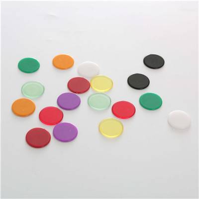 Board game plastic pieces custom round plastic acrylic disc colorful discs plastic bits