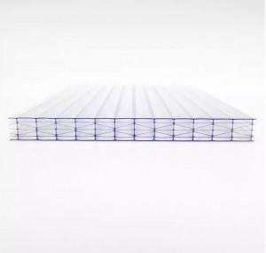 Customized 10Years Gurantee 8 layers Polycarbonate Roofing Sheet