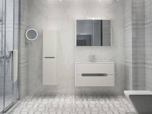 Big Discount 32 Bathroom Vanity - wall hung bathroom furniture factory new design – Kazhongao