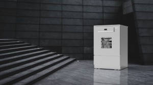 Volume rongga batin 202L 2-3 lapisan frekuensi variabel adjustable independen laboratorium otomatis kaca mesin cuci