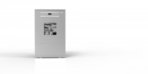 Máquina de lavar automática de vidraria de laboratório independente certificada pela CE 202L grande espaço de limpeza