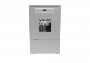 Икономична свободностояща 2-3 ниво CE сертифицирана напълно автоматична програма за почистване на лабораторни прибори машина за миене с идентификация на кошница
