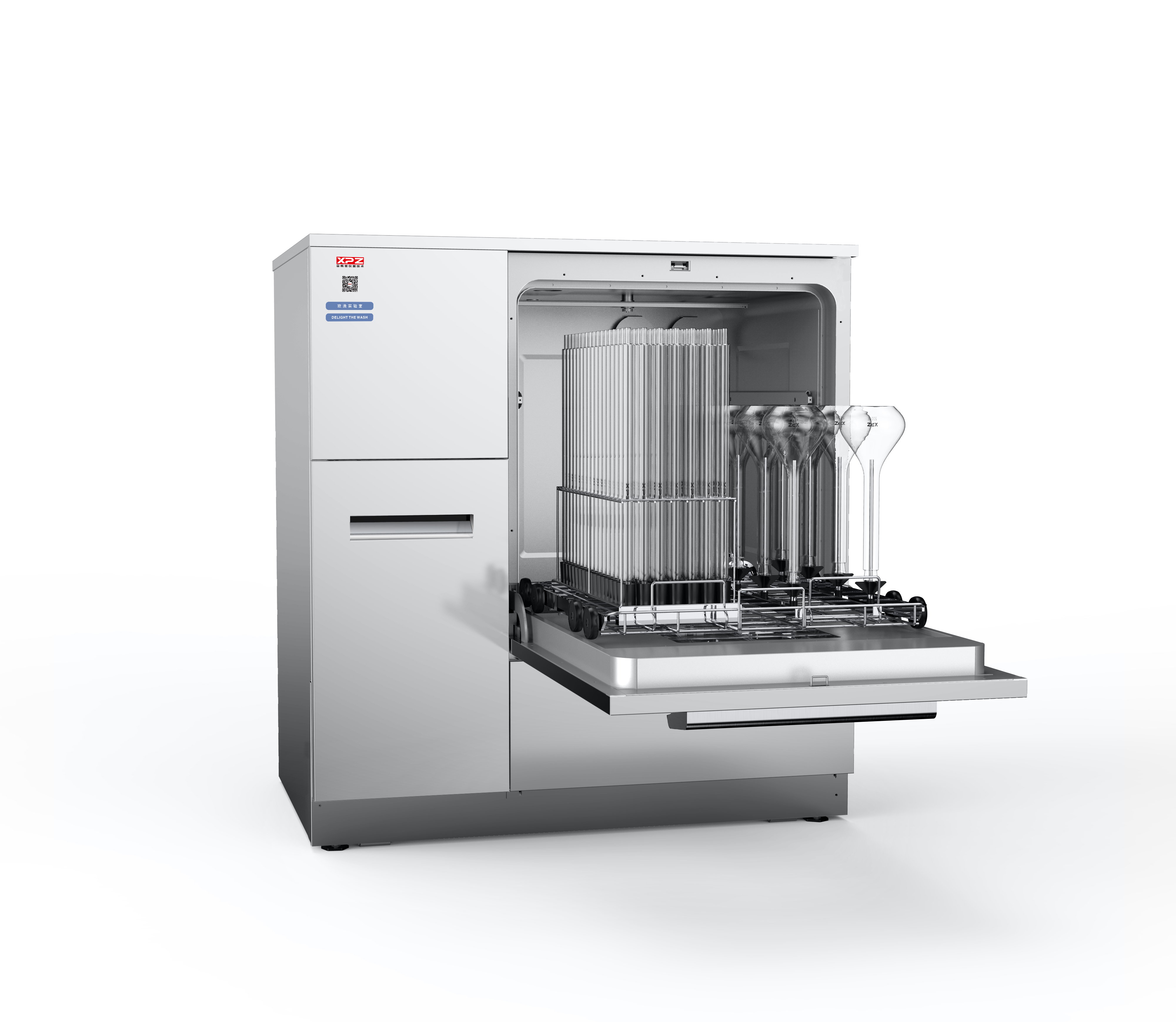 2-3 အလွှာ 202L Freestanding Laboratory Glassware Washing Machine with Hot Air Drying Function အထူးဖော်ပြထားသော ပုံ