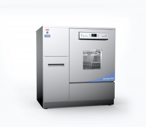 2-3 слоя независима автоматична лабораторна машина за миене на стъклария с регулируемо преобразуване на честотата на сушене