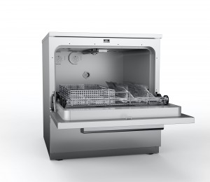 Petri ပန်းကန်များ၊ Beakers များ၊ နမူနာပုလင်းများကို သန့်စင်ရန်အတွက် Fully Automatic Benchtop Laboratory Glassware Washing Machine