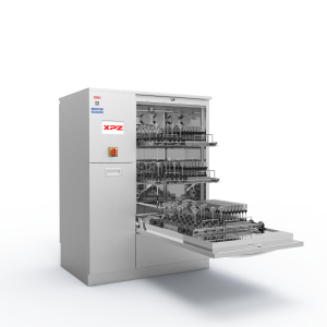 308L 3-4 слоя CE сертифицирана напълно автоматична лабораторна машина за миене на стъклария със сушене