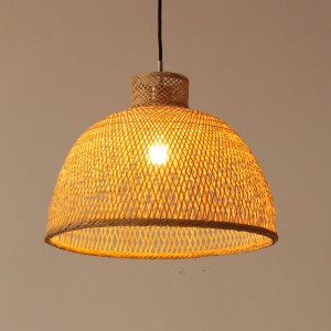 CL81 Рачно изработена ламба за таван од бамбус