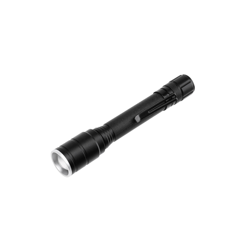Lampe de poche LED haute puissance en aluminium 280lumens 2AA TAC-2, focalisation du faisceau réglable, clip en métal