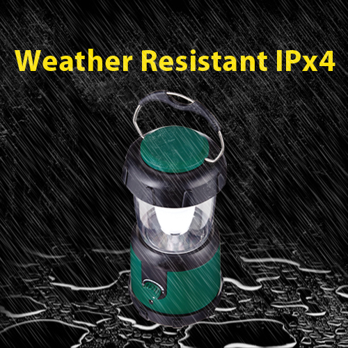 LED camping lantern Camp-R፣ ውሃ የማይገባ IPx4፣ ዩኤስቢ ሊሞላ የሚችል