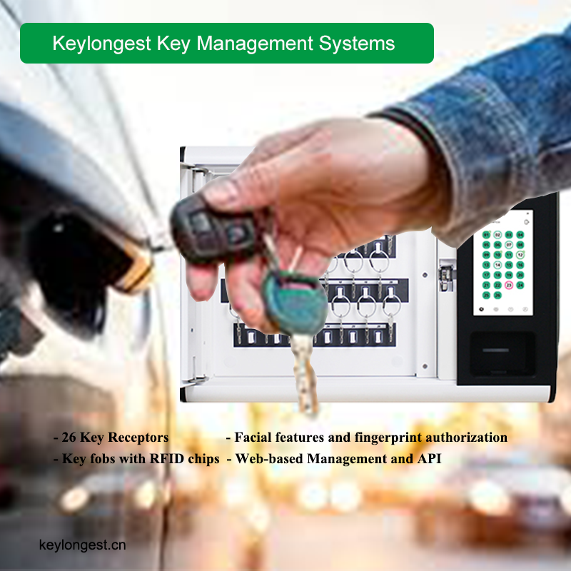 K26 Automatizirani elektronički ormarić za ključeve kapaciteta 26 ključeva s revizijom ključeva
