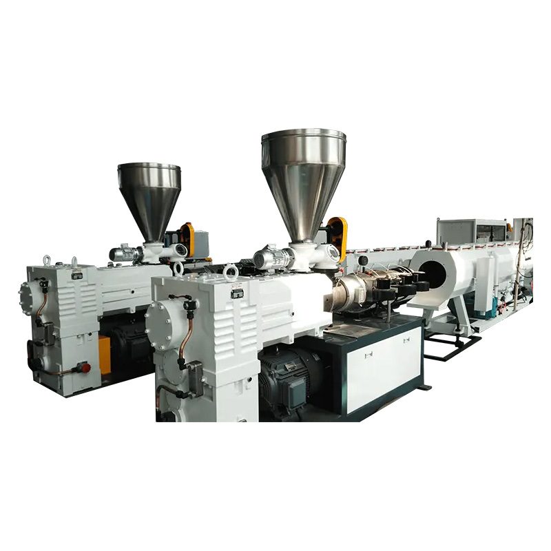 Garis Ekstrusi Pipa PVC LB-CE ISO 16-630mm Dengan mesin pembuat pipa Extruderpvc 22-160KW