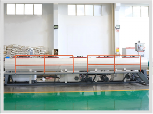 LB-CE ISO 200-400 mm kiire ja suure väljundiga 80/156 PVC torude väljapressimisliin