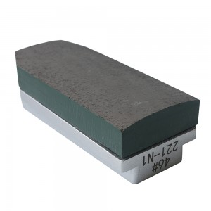 T1 L140mm Granit taşların parlatılması için metal bağ elmas fickert aşındırıcı tuğla