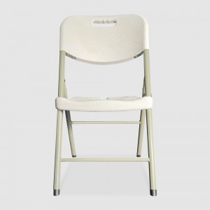 Καυτές πωλήσεις Γάμου διπλωμένες λευκές ρητίνες πλαστικές πτυσσόμενες καρέκλες