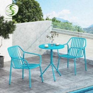 Moderan dizajn Čelična mreža Željezna stolica za dnevni boravak Hotelski restoran željezna stolica