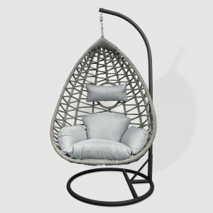 најпродаванија столица за љуљање за терасу од плетеног ратана са јастуком