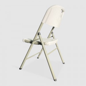 Hot Selling Wedding Folded White Resin Plastic Folding Chairs