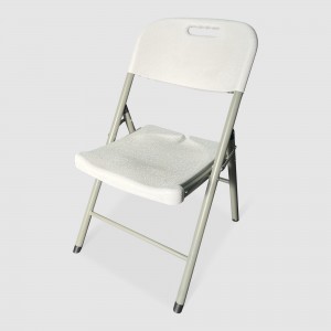 Καυτές πωλήσεις Γάμου διπλωμένες λευκές ρητίνες πλαστικές πτυσσόμενες καρέκλες