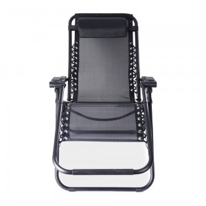 Utomhussolstol med noll gravity fällbara fåtöljer för middagsrast på fritiden hopfällbar campingstol