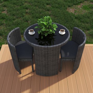 Outdoor rotan meubelset Creatieve moderne Garde bankstel