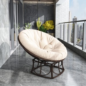2023 nuovo design amaca cuscino rotondo cuscino da balcone per soggiorno in poliestere spesso