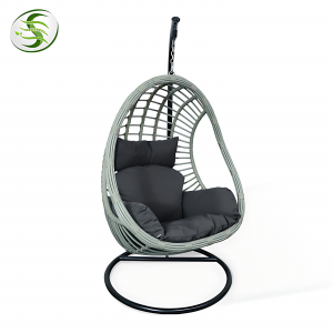 Wholesale Wicker Rattan Swing Seat Furniture Outdoor Patio Garden Swing Egg Chair