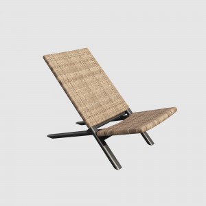 wholesale Outdoor Garden Teak Wicker Rattan Lounge Relax Chairs