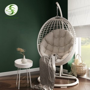 Najprodavanija luksuzna unutarnja i vanjska balkonska moderna stolica od ratana Barska ljuljačka Unutarnja ljuljačka u obliku jajeta