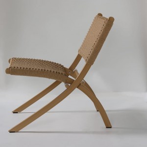 MØBLER Producenter moderne indendørs træmøbler massivt asketræ foldbart design fritidsstol