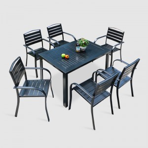 stoły i krzesła do jadalni na świeżym powietrzu wypoczynek ogrodowy meble ogrodowe patio