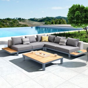 Mugadziri Wekunze Couch Modern Garden L Shape Lounge Sofa