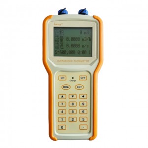 Portable ultrasonic flow meter ny rano clamp amin'ny karazana handheld flowmeter