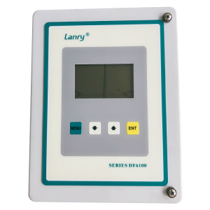 Medidor de flujo ultrasónico Doppler no invasivo montado en pared de 85-265 VAC para líquidos sucios