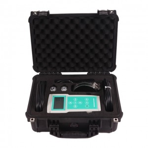 pinza portatile per supporto batteria su misuratore di portata ad ultrasuoni per acque reflue per liquidi sporchi