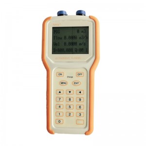 RS232 Handheld Ultrasonic Flow Meter Portable Flowmeter