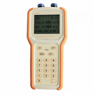 Digital portable ultrasonic flow meter clamp on handheld ultrasonic flow meter
