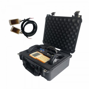 aqua curatio Fibulae in portable handheld ultrasonic fluxus metri