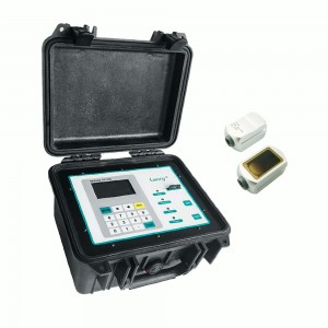 Portable clamp ntawm dej ntws sensor handheld ultrasonic flow meter