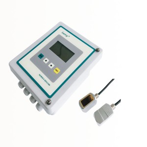 Transmitter Clamp ສຸດ Ultrasonic Water Liquid Doppler Meter Flow Meter