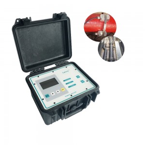 clamp ing portable ultrasonik flow meter kanggo recirculation pertambangan