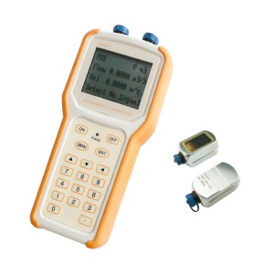 Sensor de fluxo de auga portátil de China, medidor de caudal ultrasónico portátil, abrazadera, módulo de caudalímetro ultrasónico, medidor de caudal